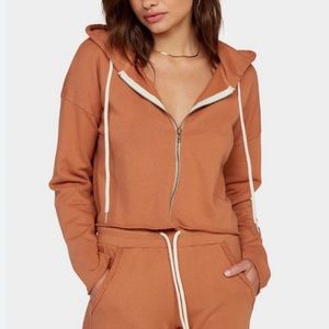 Mate the Label Lewis cropped hoodie